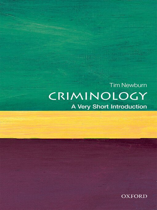 Title details for Criminology by Tim Newburn - Available